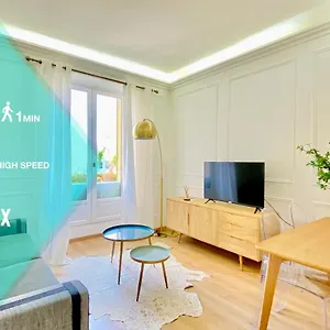 Designer Garden View Ac, Fiber Wifi Heart Of Appartement Monte-Carlo
